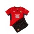 Camisola Stade Rennais Criança Equipamento Primeiro 2021-2022 Manga Curta